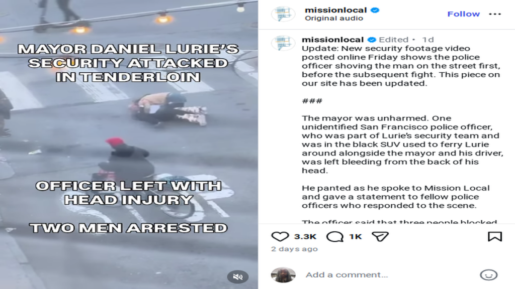 Mayor Daniel Lurie Fighting