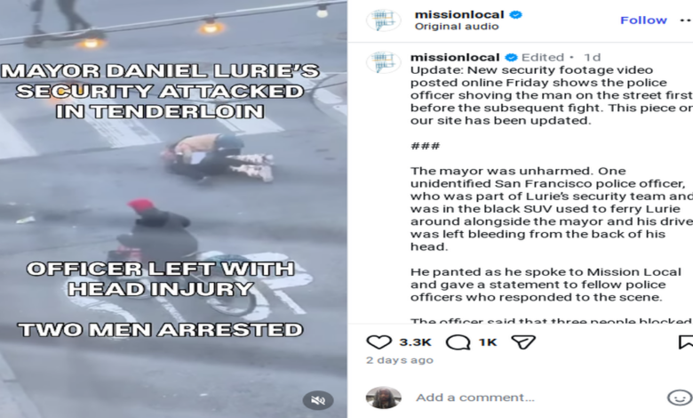 Mayor Daniel Lurie Fighting